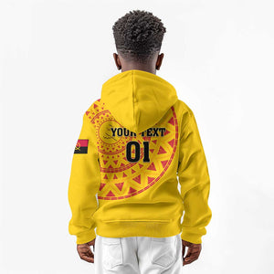 Support Palancas Negras - Yellow Angola Football Kid Hoodie