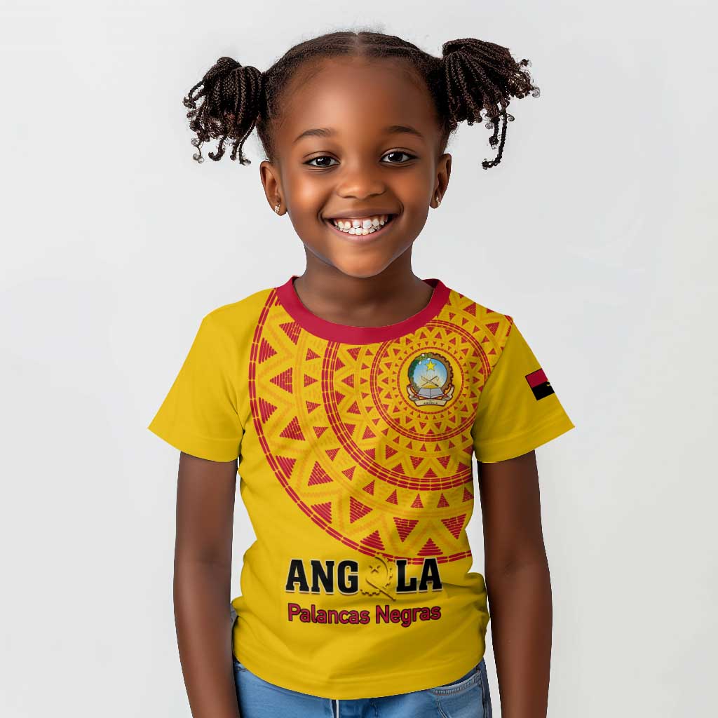 Support Palancas Negras - Yellow Angola Football Kid T shirt