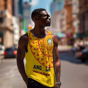 Support Palancas Negras - Yellow Angola Football Men Tank Top