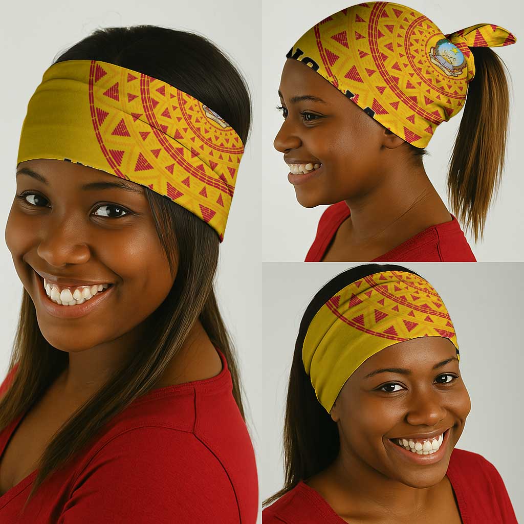 Support Palancas Negras - Yellow Angola Football Neck Gaiter LT01