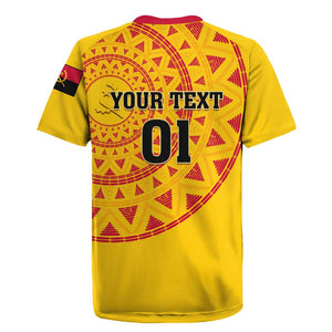 Support Palancas Negras - Yellow Angola Football Rugby Jersey