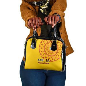 Support Palancas Negras - Yellow Angola Football Shoulder Handbag