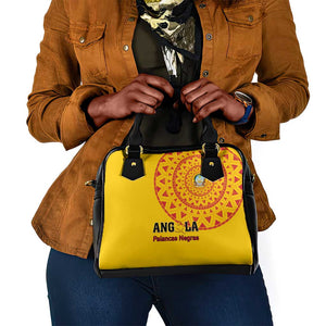 Support Palancas Negras - Yellow Angola Football Shoulder Handbag