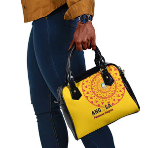 Support Palancas Negras - Yellow Angola Football Shoulder Handbag