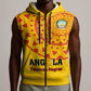 Support Palancas Negras - Yellow Angola Football Sleeveless Zip Hoodie - African Pride