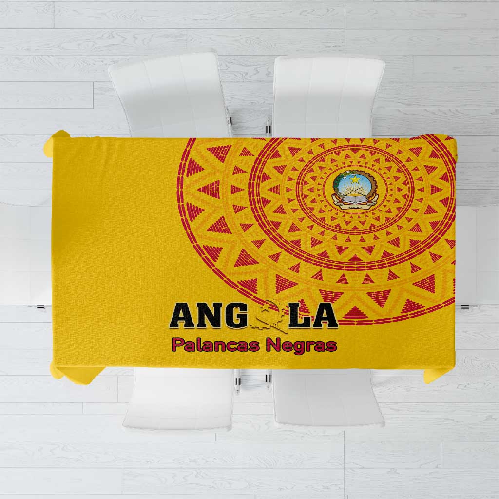 Support Palancas Negras - Yellow Angola Football Tablecloth