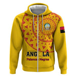 Support Palancas Negras - Yellow Angola Football Zip Hoodie