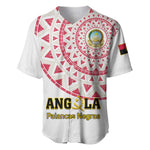 Support Palancas Negras - White Angola Football Baseball Jersey