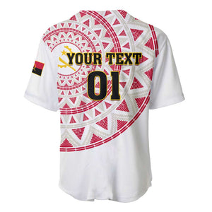 Support Palancas Negras - White Angola Football Baseball Jersey