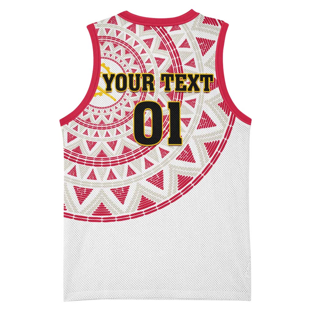 Support Palancas Negras - White Angola Football Basketball Jersey LT01