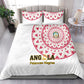 Support Palancas Negras - White Angola Football Bedding Set