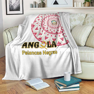 Support Palancas Negras - White Angola Football Blanket