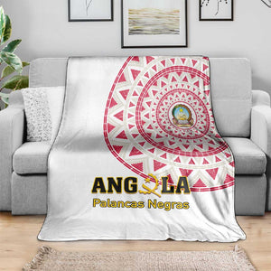 Support Palancas Negras - White Angola Football Blanket