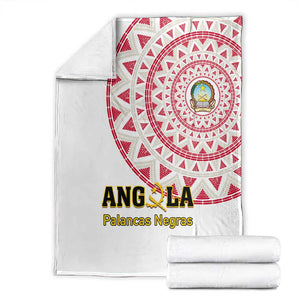 Support Palancas Negras - White Angola Football Blanket