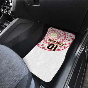 Support Palancas Negras - White Angola Football Car Mats