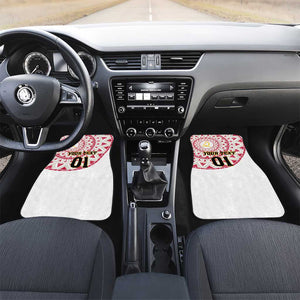 Support Palancas Negras - White Angola Football Car Mats