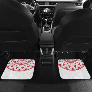 Support Palancas Negras - White Angola Football Car Mats