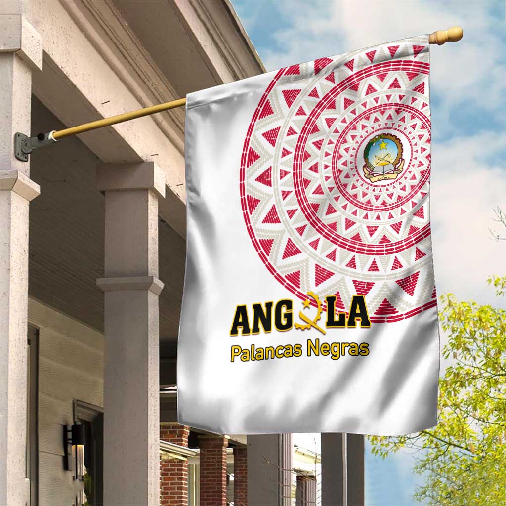 Support Palancas Negras - White Angola Football Garden Flag