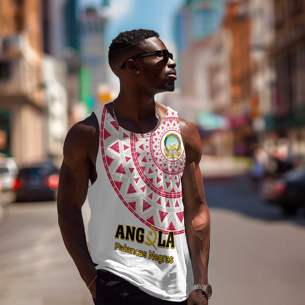 Support Palancas Negras - White Angola Football Men Tank Top