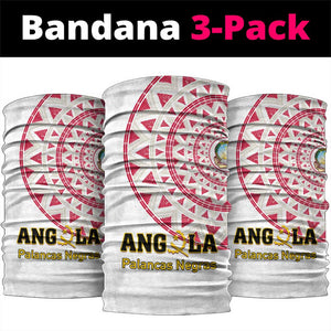 Support Palancas Negras - White Angola Football Neck Gaiter LT01