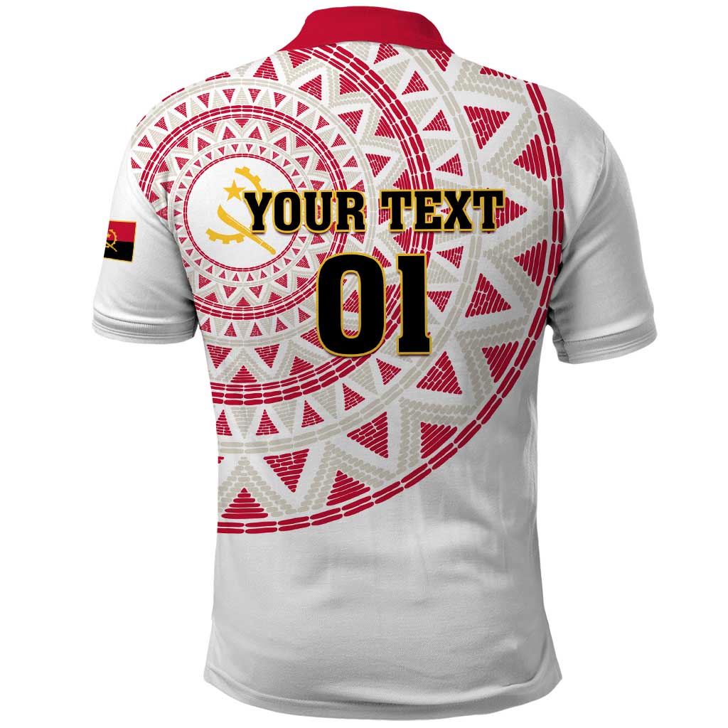 Support Palancas Negras - White Angola Football Polo Shirt