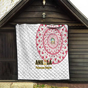 Support Palancas Negras - White Angola Football Quilt