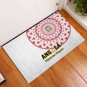 Support Palancas Negras - White Angola Football Rubber Doormat