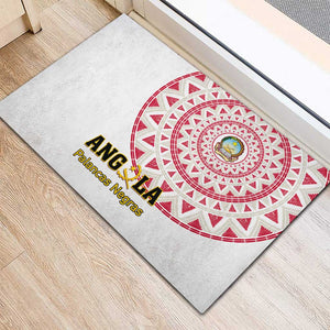 Support Palancas Negras - White Angola Football Rubber Doormat