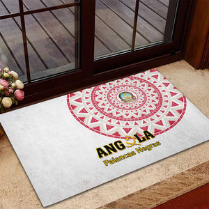 Support Palancas Negras - White Angola Football Rubber Doormat