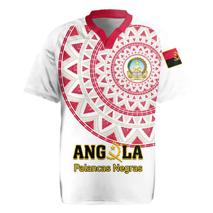 Support Palancas Negras - White Angola Football Rugby Jersey