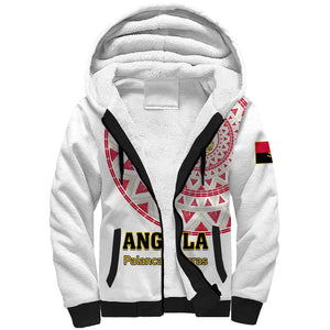 Support Palancas Negras - White Angola Football Sherpa Hoodie