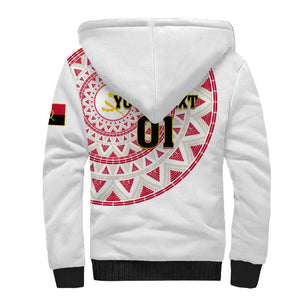 Support Palancas Negras - White Angola Football Sherpa Hoodie