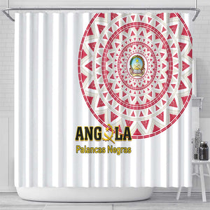 Support Palancas Negras - White Angola Football Shower Curtain