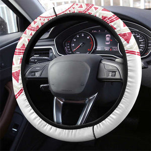 Support Palancas Negras - White Angola Football Steering Wheel Cover