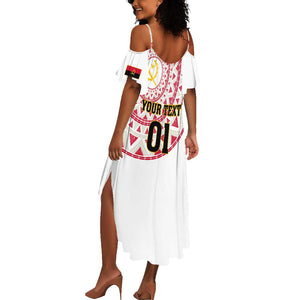 Support Palancas Negras - White Angola Football Summer Maxi Dress