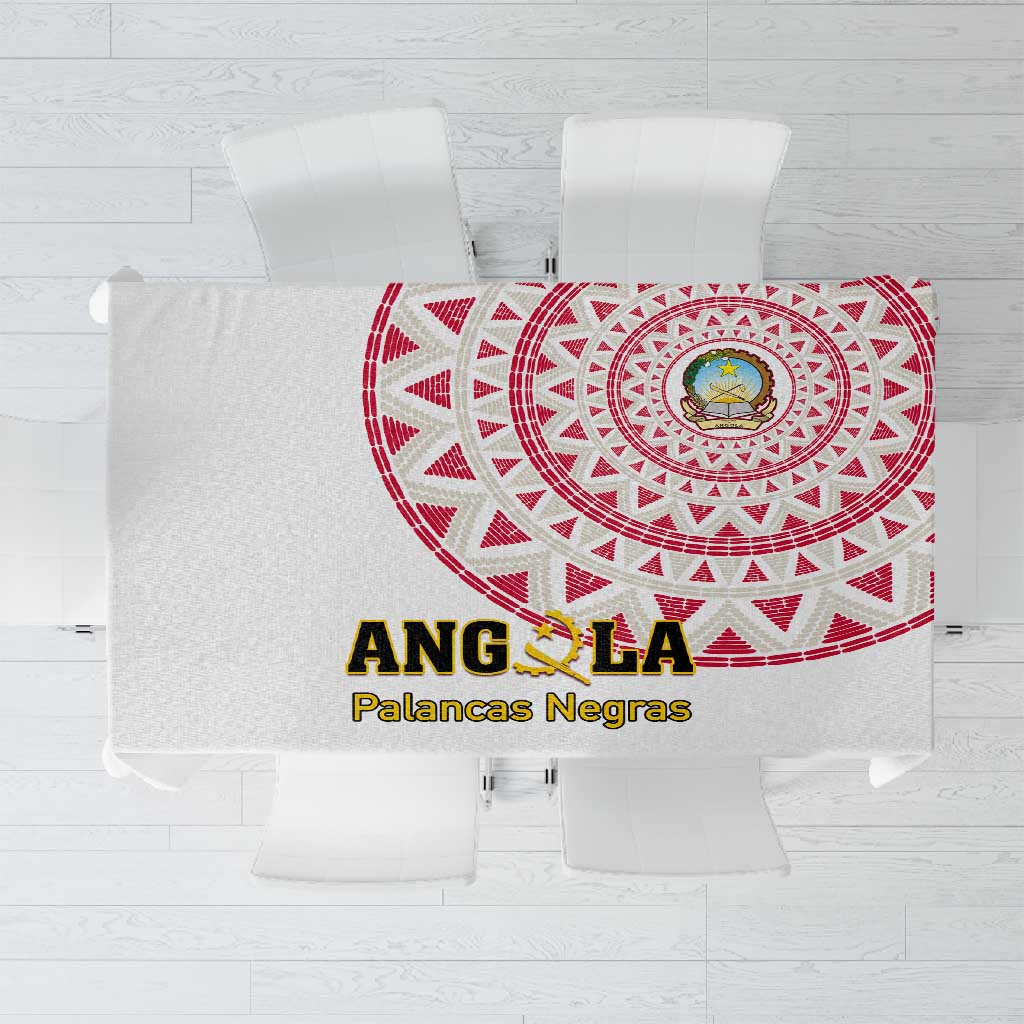 Support Palancas Negras - White Angola Football Tablecloth