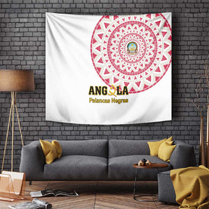 Support Palancas Negras - White Angola Football Tapestry