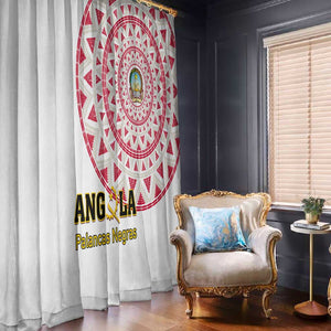 Support Palancas Negras - White Angola Football Window Curtain