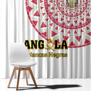 Support Palancas Negras - White Angola Football Window Curtain