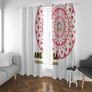 Support Palancas Negras - White Angola Football Window Curtain