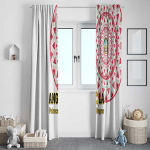 Support Palancas Negras - White Angola Football Window Curtain