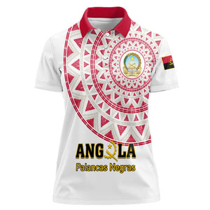 Support Palancas Negras - White Angola Football Women Polo Shirt