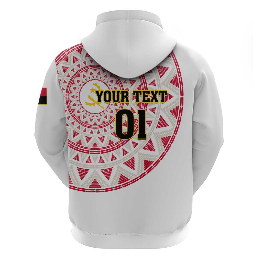 Support Palancas Negras - White Angola Football Zip Hoodie
