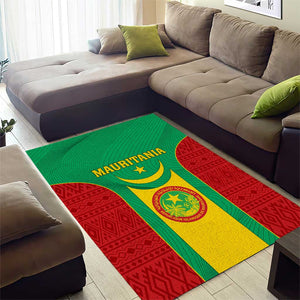 Support the Lions of Chinguetti - Mauritania Football Area Rug