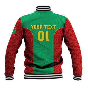 Support the Lions of Chinguetti - Mauritania Football Baseball Jacket LT01