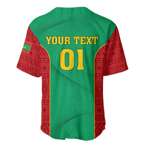 Support the Lions of Chinguetti - Mauritania Football Baseball Jersey