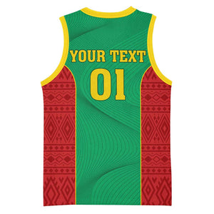 Support the Lions of Chinguetti - Mauritania Football Basketball Jersey LT01