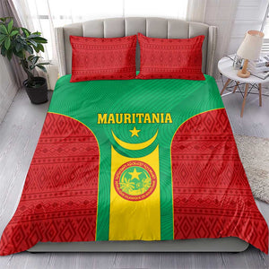 Support the Lions of Chinguetti - Mauritania Football Bedding Set