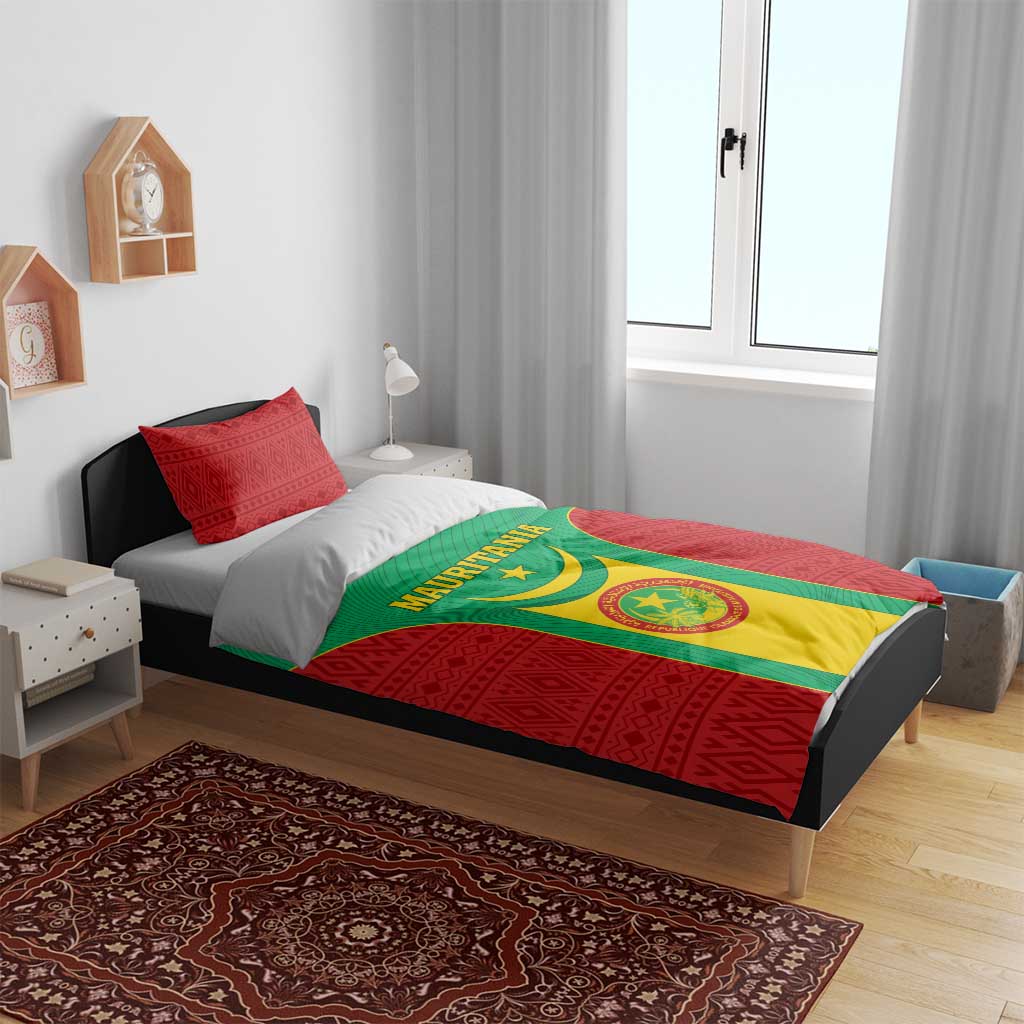 Support the Lions of Chinguetti - Mauritania Football Bedding Set