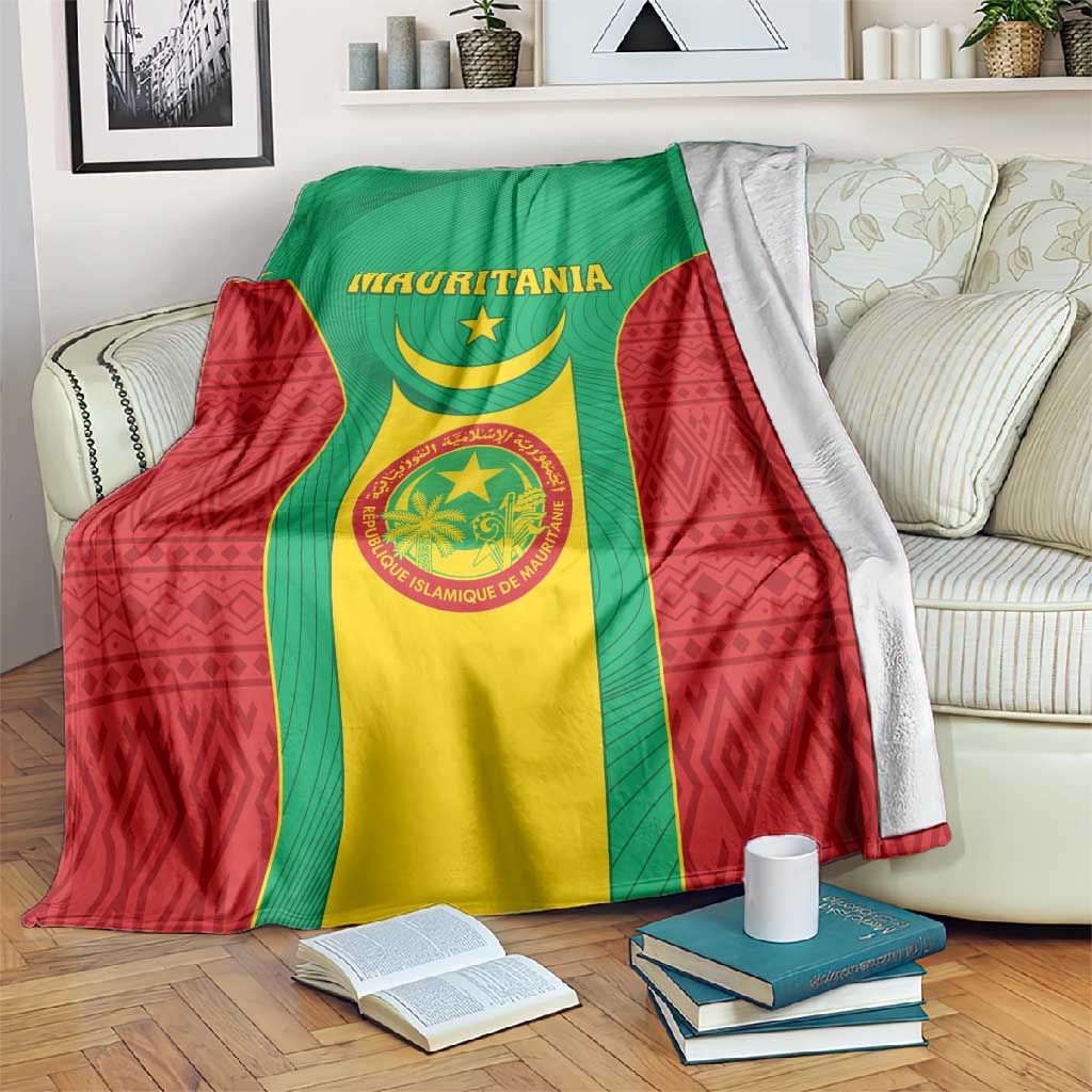 Support the Lions of Chinguetti - Mauritania Football Blanket